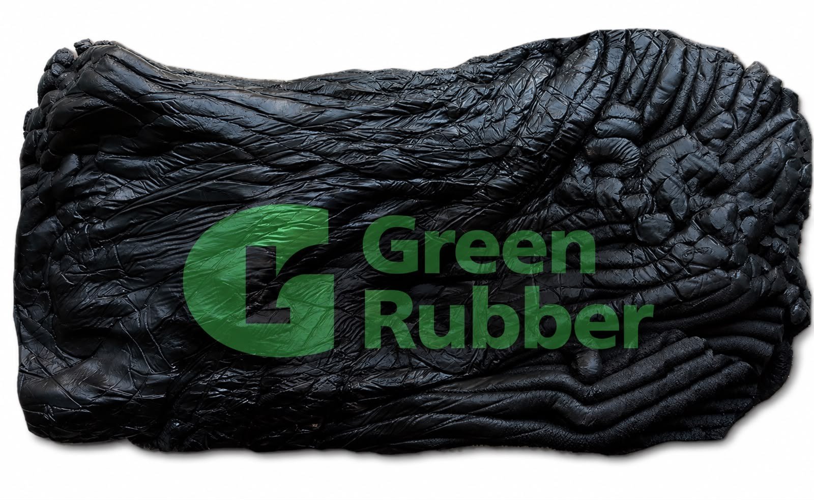 Black latex reclaim rubber bale
